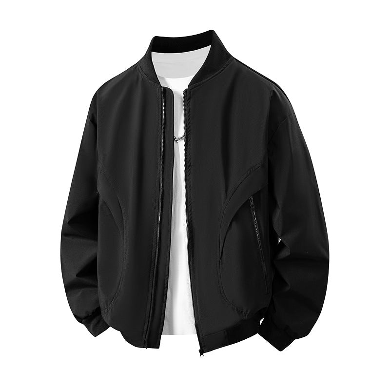 Herren modische Windjacke mit praktischen Taschen Echoarchiv