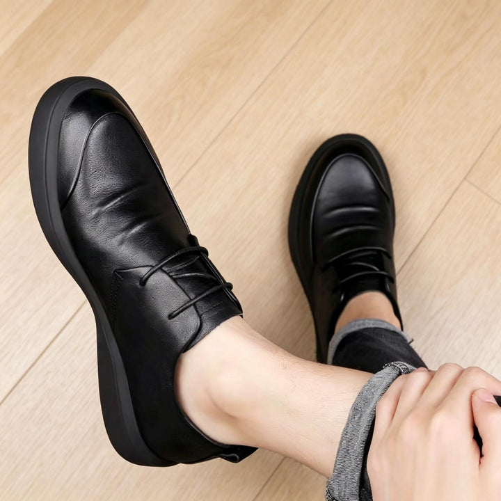 Herren Elegante Leder Sneakers Echoarchiv