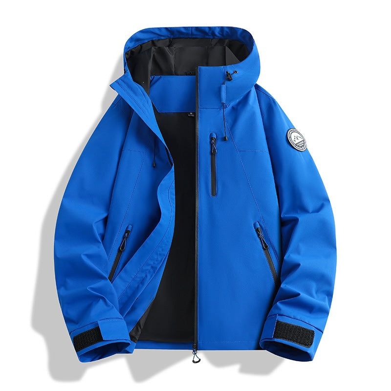 Herren dreiteilige Softshell-Outdoorjacke mit abnehmbarem Fleecefutter und Kapuze Echoarchiv