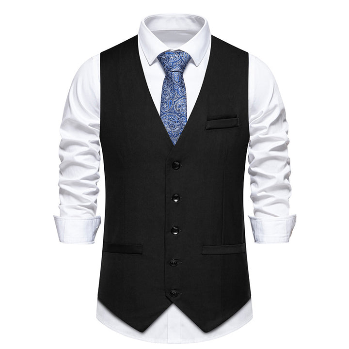 Herren elegante Weste im klassischen Stil mit modernem Schnitt Echoarchiv