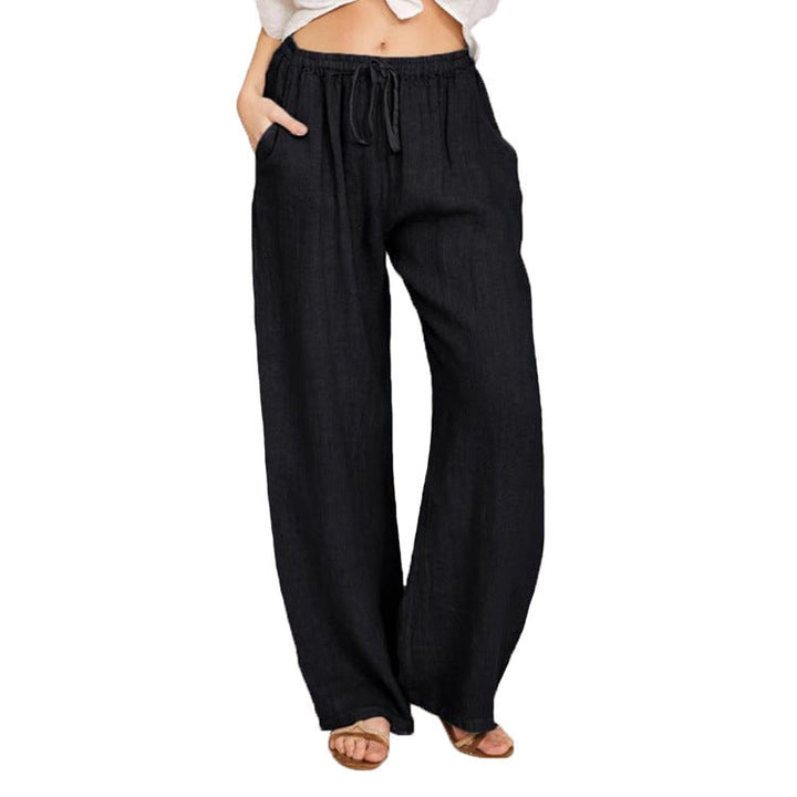 Damen bequeme Leinenhose Echoarchiv