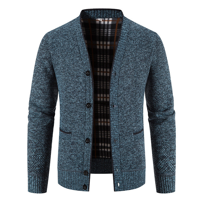 Herren Strickjacke mit zeitloser Karomuster-Echoarchiv