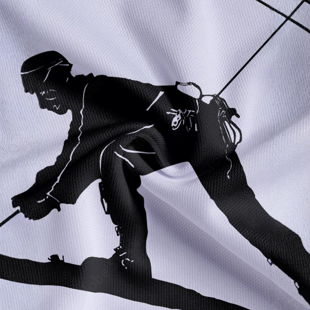Herren Poloshirt mit kreativer Grafik Echoarchiv