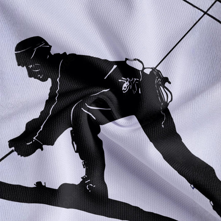 Herren Poloshirt mit kreativer Grafik Echoarchiv