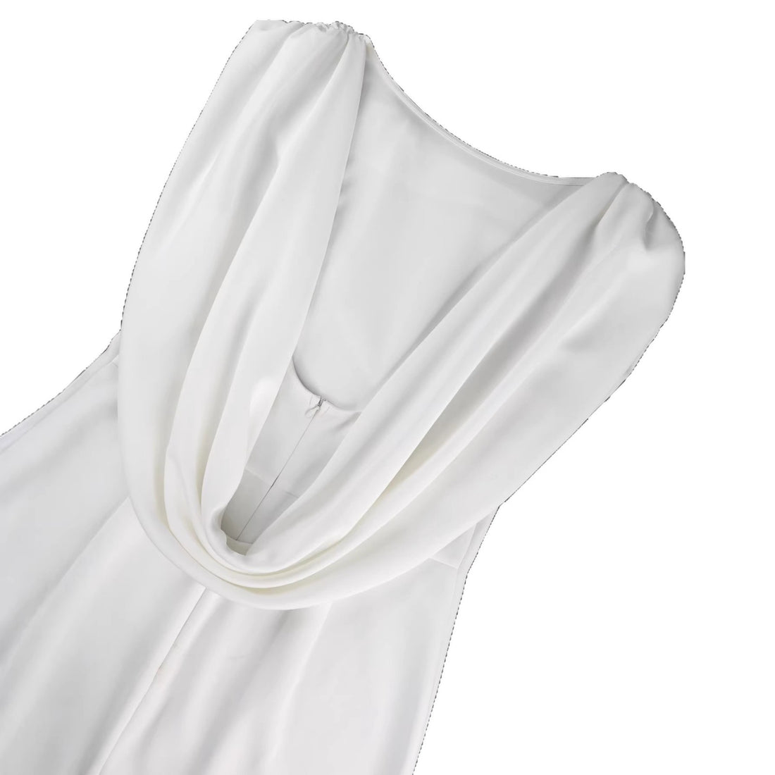 Damen Etuikleid mit eleganter Drapierung – Élara