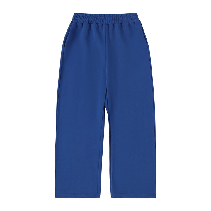 Damen weite Cropped-Loungehose mit elastischem Bund und seitlichen Eingrifftaschen – Avélisse