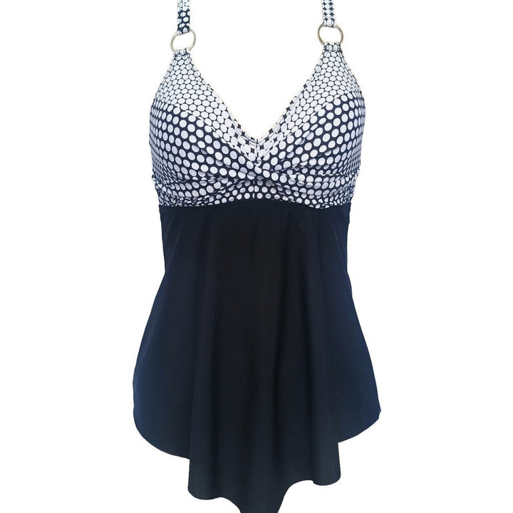 Damen Tankini mit hochgeschlossenem Oberteil und floralem Muster Echo Archiv