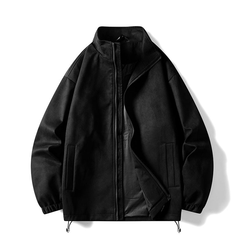 Herren Fleecejacke mit elastischen Bündchen und praktischen Taschen Echoarchiv