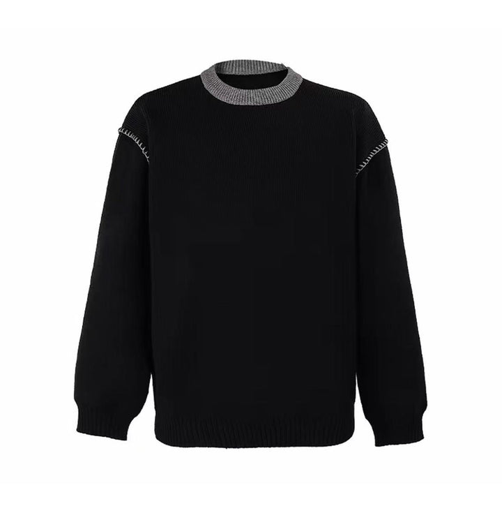 Damen Modischer Grobstrickpullover mit hochgeschlossenen Kragen Echoarchiv