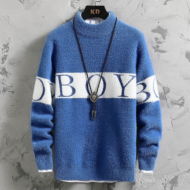 Damen Hochwertiger, kuscheliger Pullover mit Stehkragen Echoarchiv