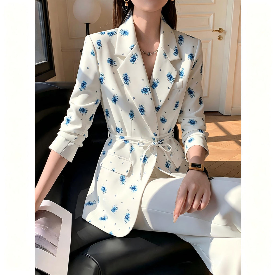Damen Blazer mit floralem Muster Echo Archiv