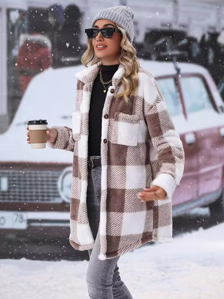 Damen Flanell-Winterjacke Echoarchiv