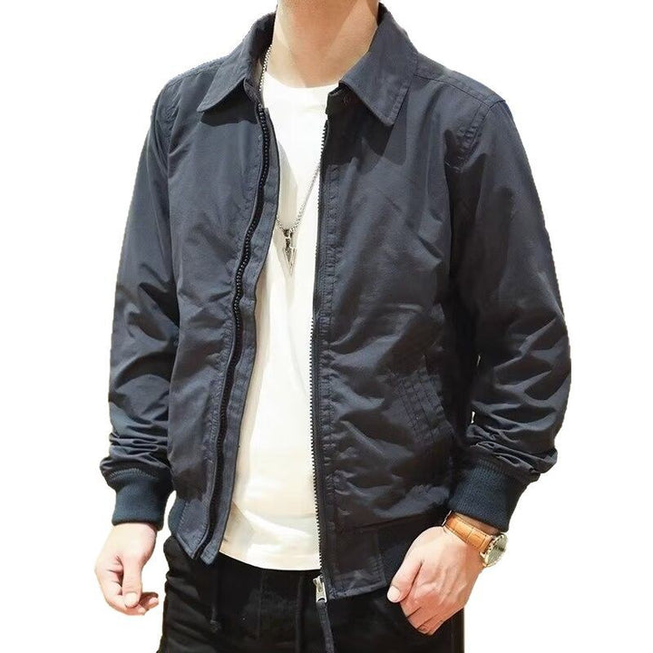 Herren Modische Bomberjacke mit kariertem Innenfutter Echo Archiv