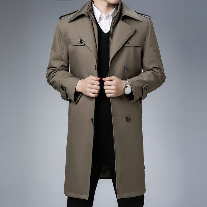 Herren Eleganter Trenchcoat Echo Archiv