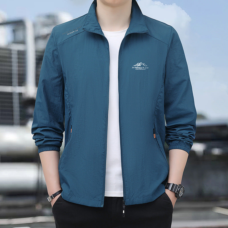 Herren Leichte Outdoorjacke mit praktischen Taschen Echo Archiv