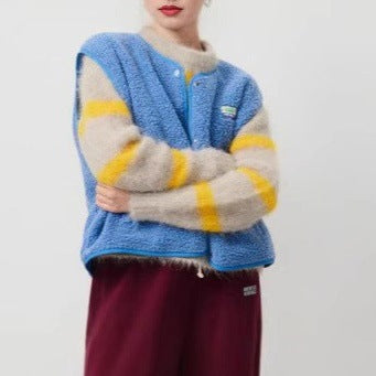Damen komfortable Fleece-Weste Echoarchiv