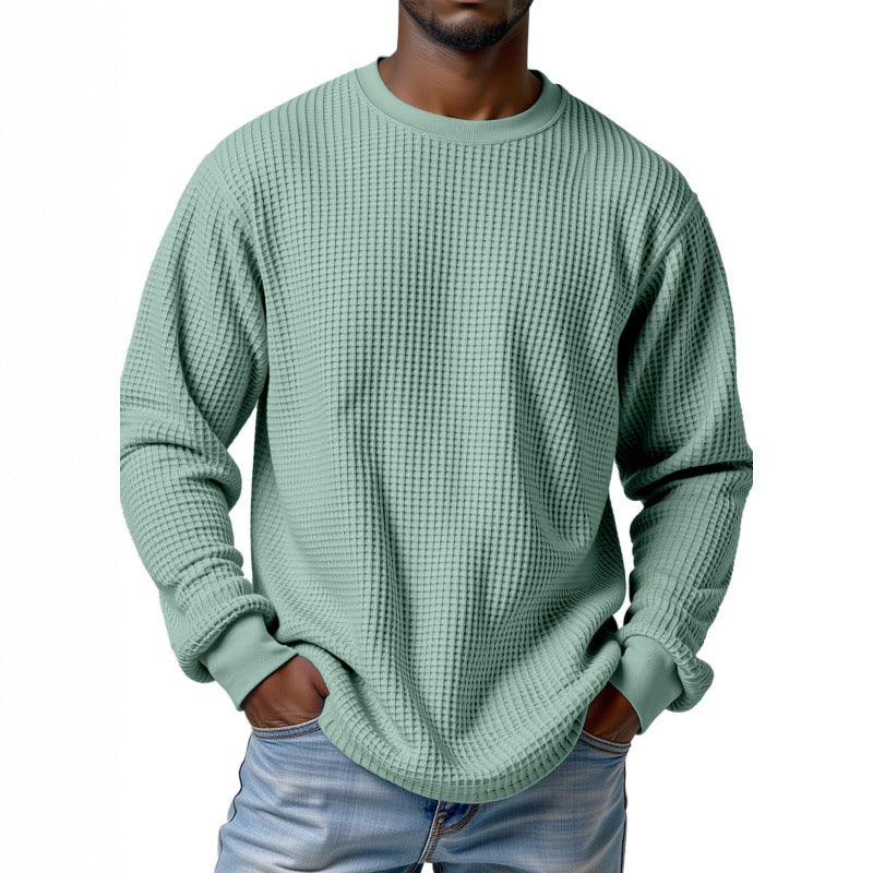 Herren Urbaner Pullover mit Waffelstruktur Echoarchiv