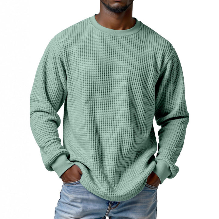 Herren Urbaner Pullover mit Waffelstruktur Echoarchiv