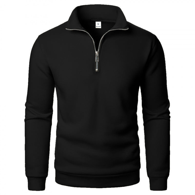 Herren Sportlicher Sweatpullover mit Stehkragen Echoarchiv