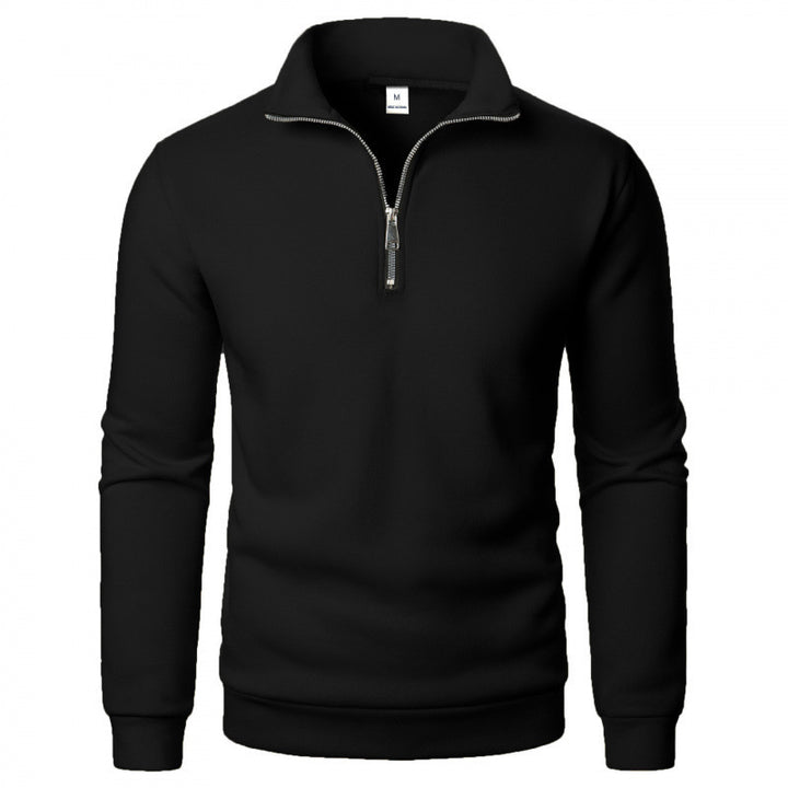 Herren Sportlicher Sweatpullover mit Stehkragen Echoarchiv