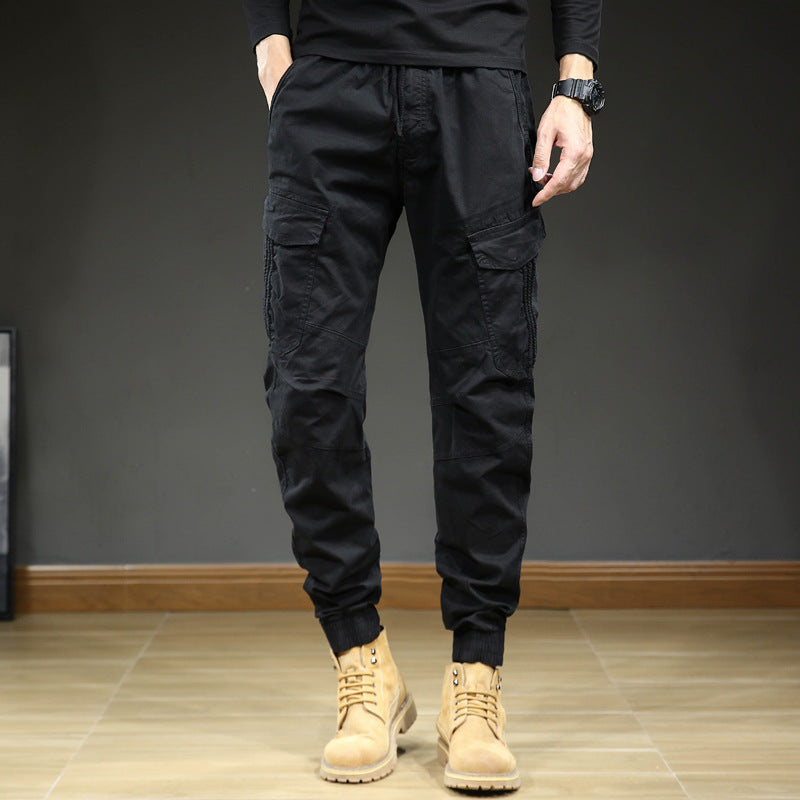 Herren Tapered-Cargo‑Jogger mit geripptem Knöchelabschluss und verstärkten Kniepaneelen Echo Archiv