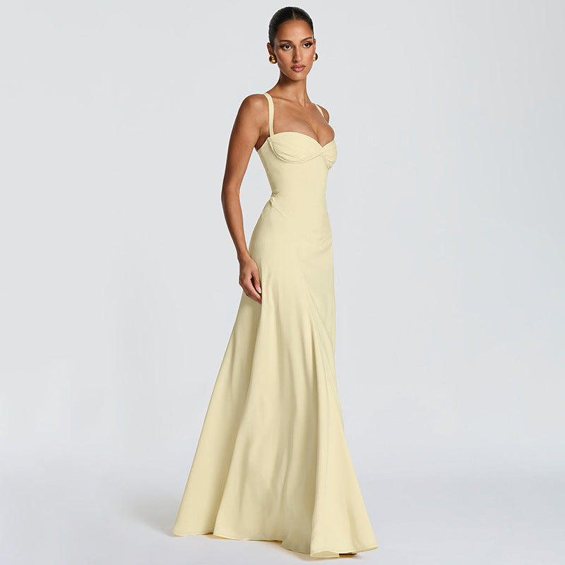 Damen Elegantes Maxikleid mit raffinierten Trägerdetails und schmeichelndem Schnitt Echo Archiv
