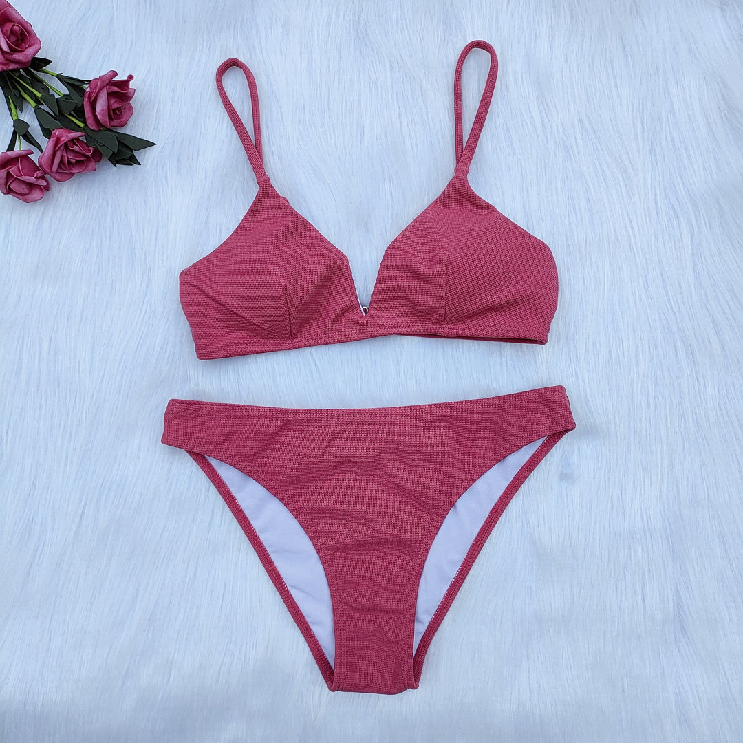Damen Triangel-Bikini-Set mit verstellbaren Trägern Echo Archiv