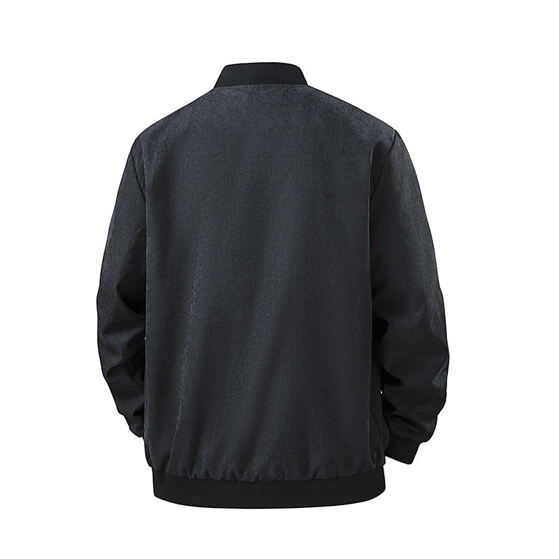 Herren Leichte Übergangsjacke mit hohem Kragen und Seitentaschen Echo Archiv