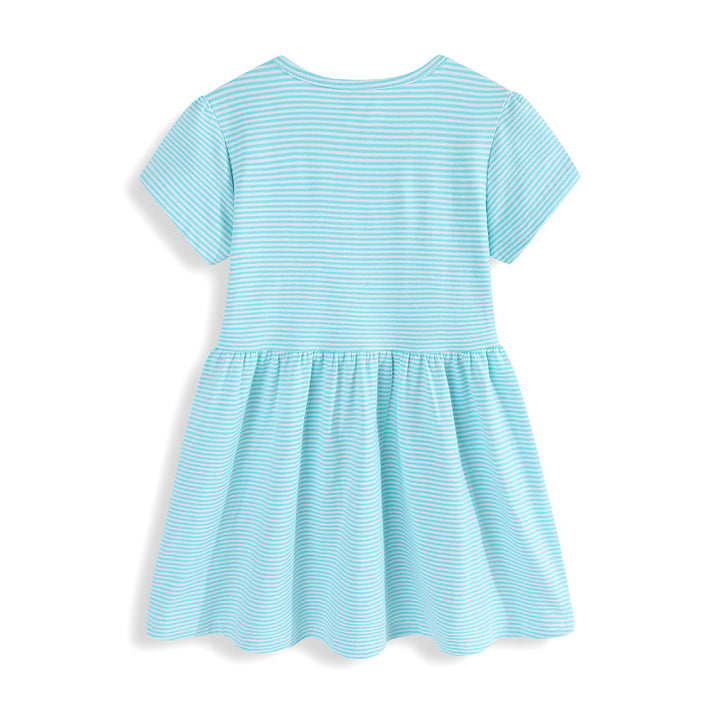 Mädchen Baumwollkleid mit fröhlichem Giraffenmotiv Echo Archiv