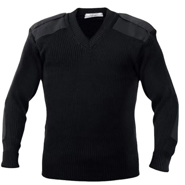Herren strukturiertes Strickoberteil mit Schulterdetails Echoarchiv
