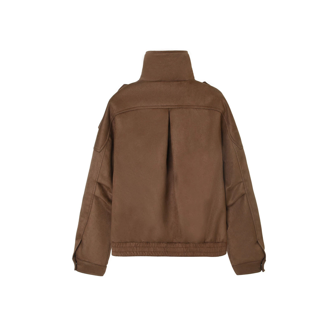 Damen Luxus Kunstleder Jacke Echo Archiv