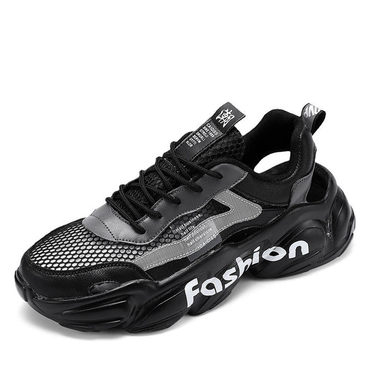 Unisex Voluminöse Chunky-Sneaker mit atmungsaktivem Mesh und profilierter Plateausohle Echoarchiv