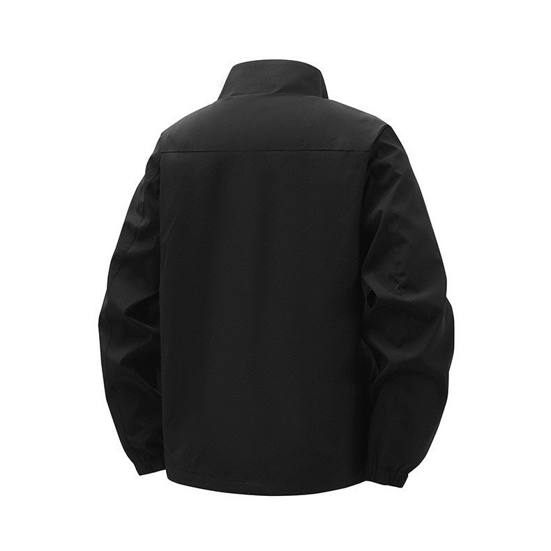 Herren wasserabweisende Freizeitjacke mit hohem Stehkragen und praktischen Taschen Echoarchiv