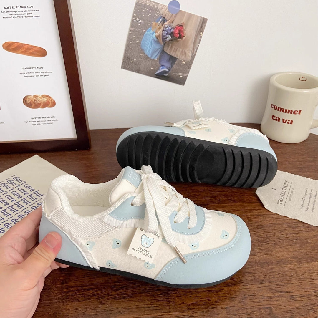 Damen Sneakers mit verspieltem Bärenmotiv und komfortabler Sohle Echo Archiv