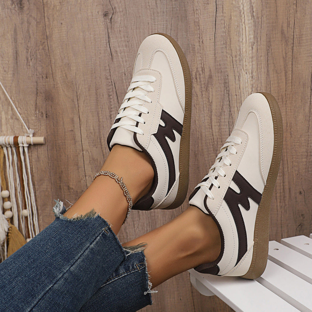 Damen Modische Freizeitsneaker mit atmungsaktiver Obermaterialstruktur und rutschfester Sohle Echo Archiv