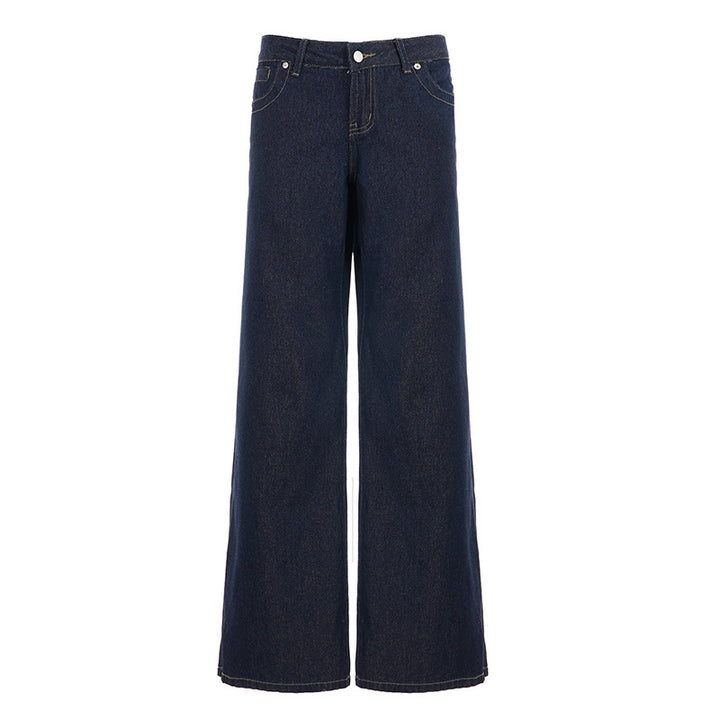 Damen Weite High‑Waist Five‑Pocket Denim-Jeans mit ausgestelltem Bein Echo Archiv