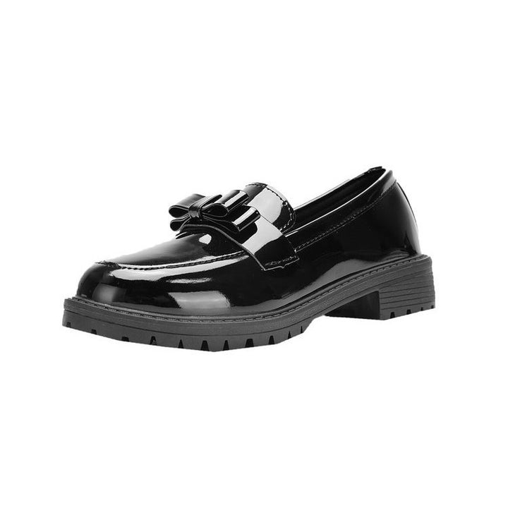 Damen Lack-Loafer mit dekorativem Riemchen und profilierter Gummisohle Echo Archiv