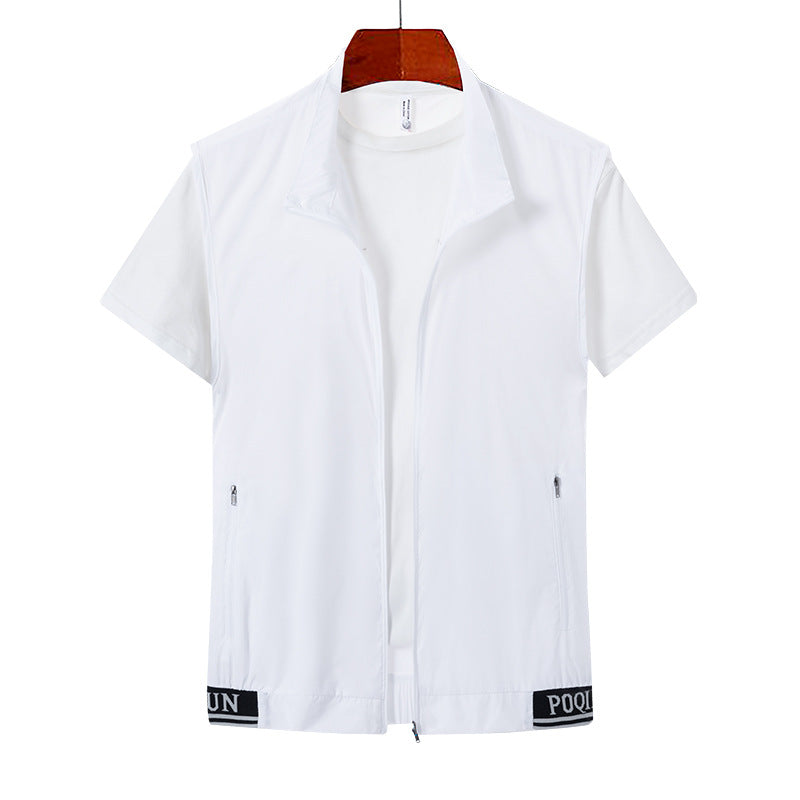 Herren Multifunktionale Windjacke mit Kapuze Echo Archiv
