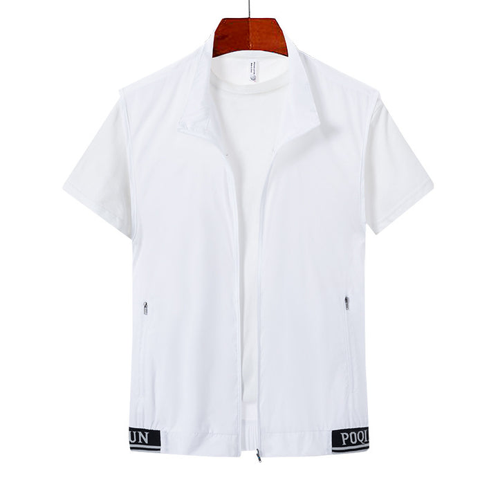 Herren Multifunktionale Windjacke mit Kapuze Echo Archiv