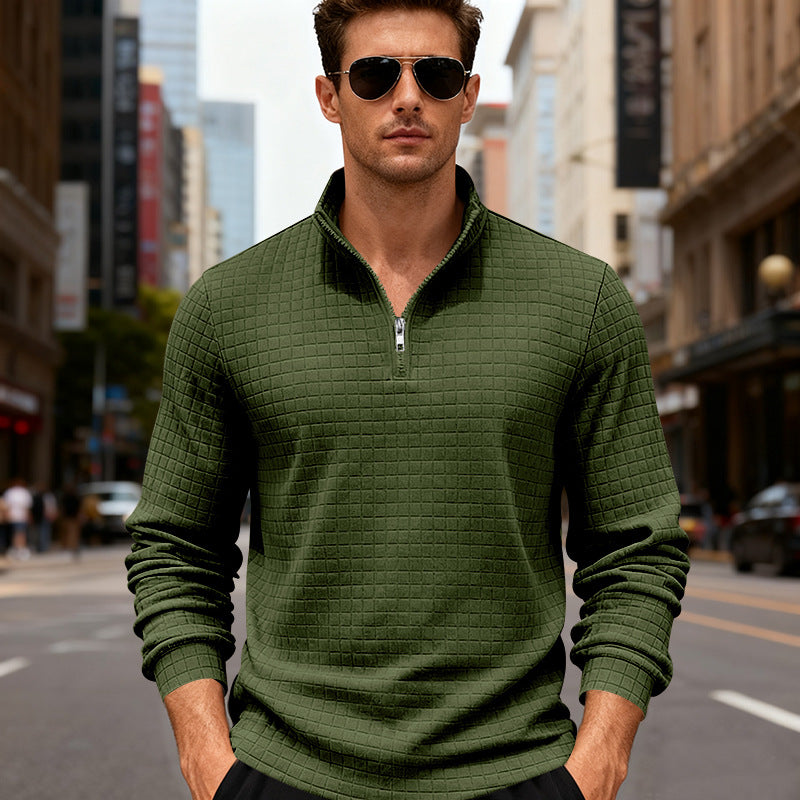 Herren Sportlicher Pullover mit Reißverschluss Echoarchiv