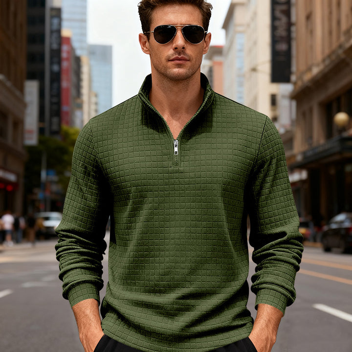 Herren Sportlicher Pullover mit Reißverschluss Echoarchiv