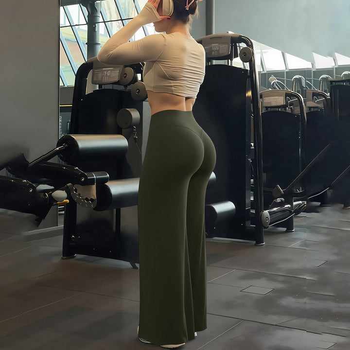 Damen Sportliche Hochbund-Leggings Echo Archiv