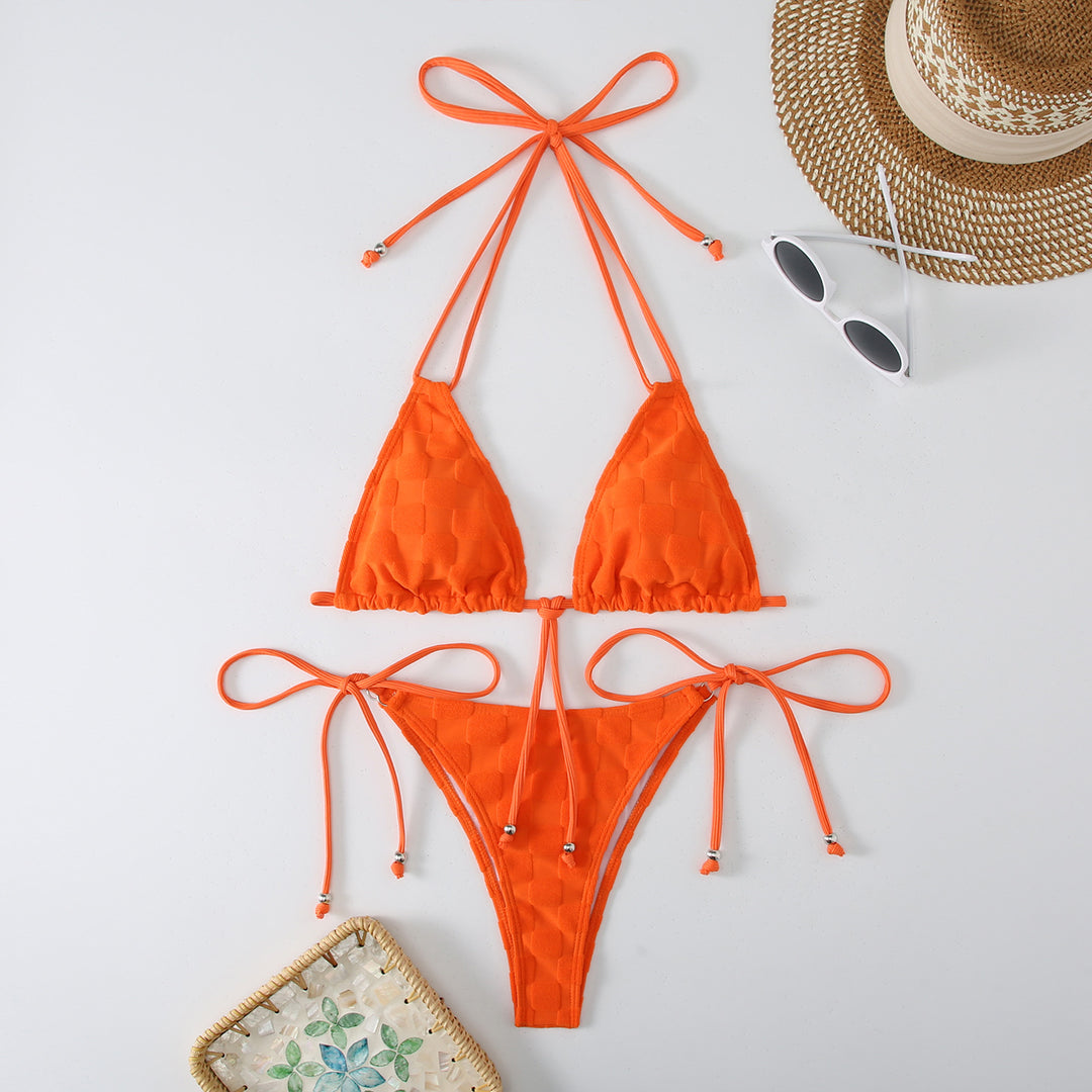 Damen Triangel-Bikini mit raffinierten Bindebändern Echo Archiv