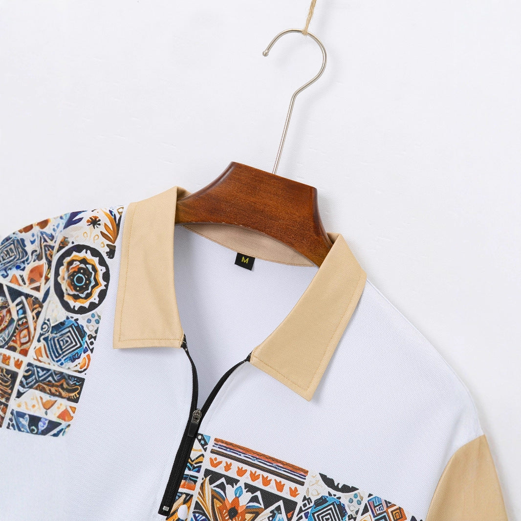 Herren Freizeit-Shirt und Shorts Set Echoarchiv