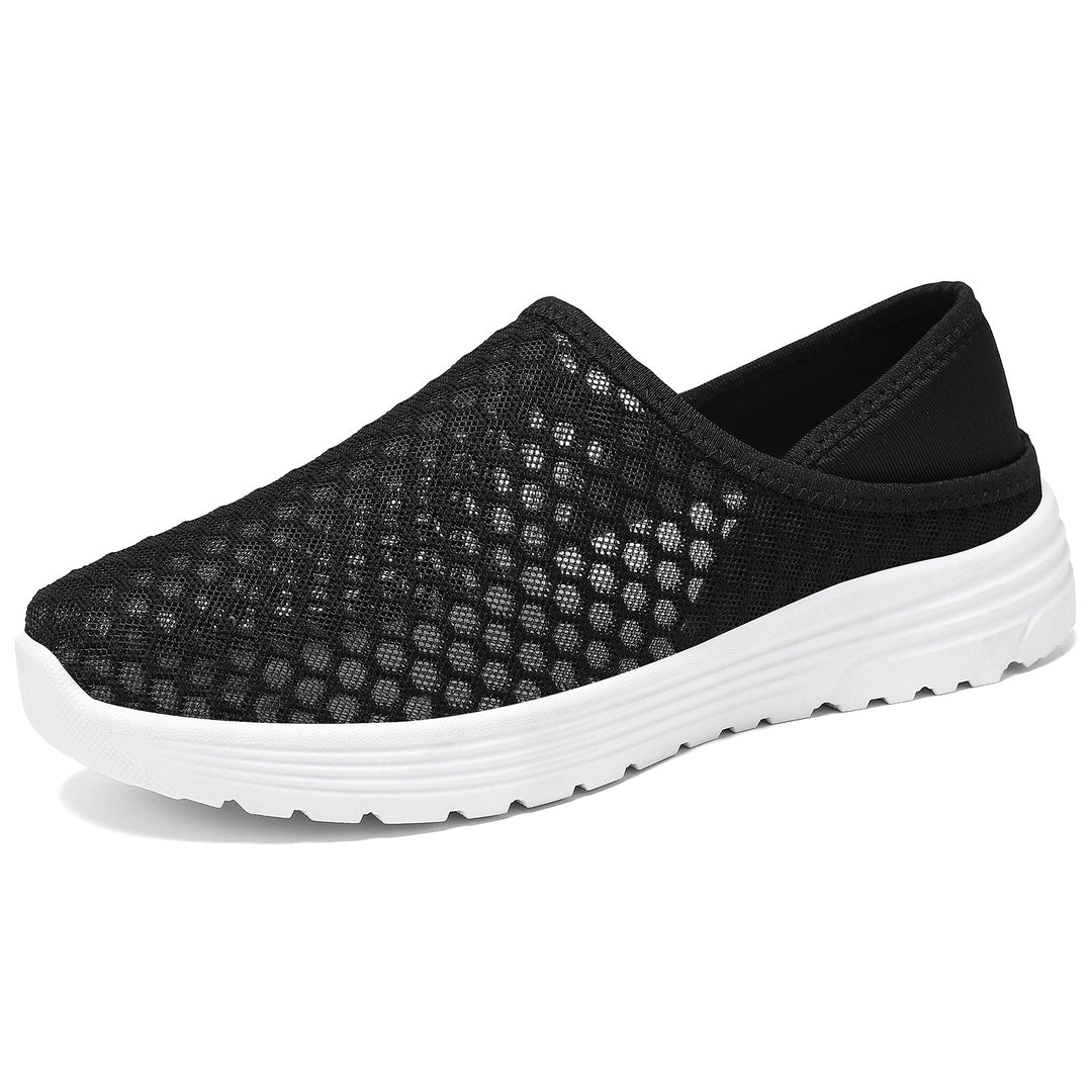 Damen nan atmungsaktive Mesh-Slip-On Clog-Sneaker mit Memory-Fußbett und dämpfender EVA-Sohle Echo Archiv