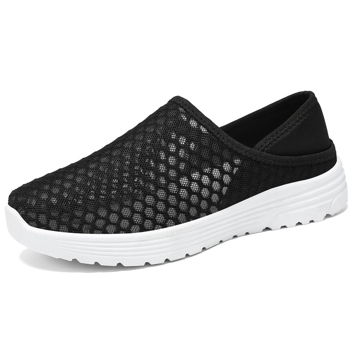 Damen nan atmungsaktive Mesh-Slip-On Clog-Sneaker mit Memory-Fußbett und dämpfender EVA-Sohle Echo Archiv