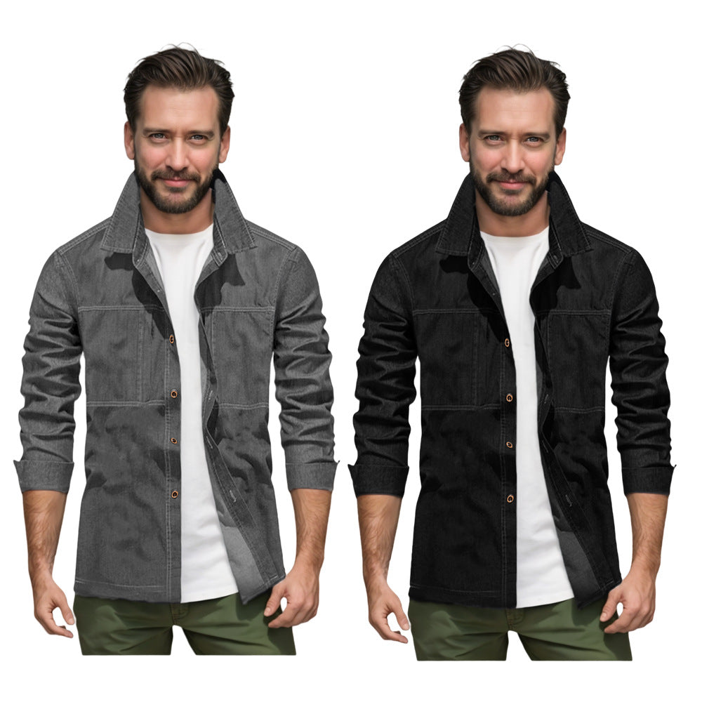 Herren lässige Utility-Jacke mit praktischen Taschen und stylischem Schnitt Echoarchiv
