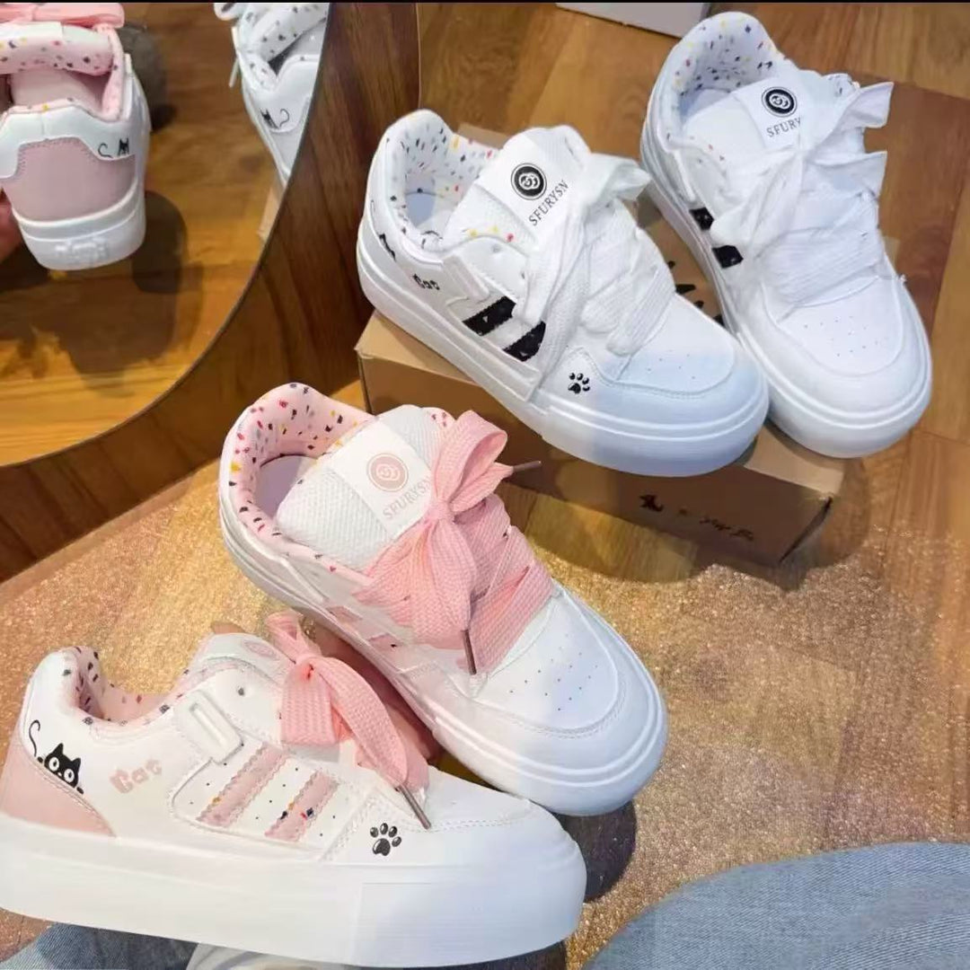 Damen Trendige Plattform Sneakers mit modischen Tiermotiven Echo Archiv
