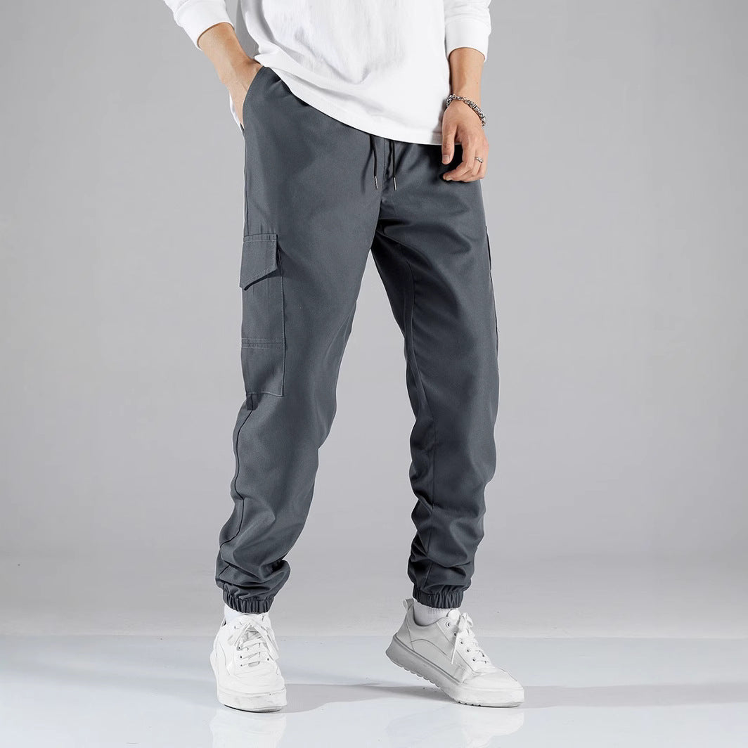 Herren Cargo-Jogginghose mit elastischem Bund und seitlichen Taschen Echoarchiv