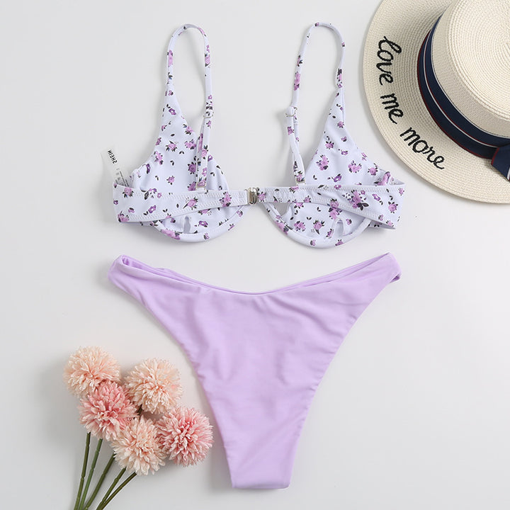 Damen Cup-Bikini-Set mit floralem Design Echo Archiv